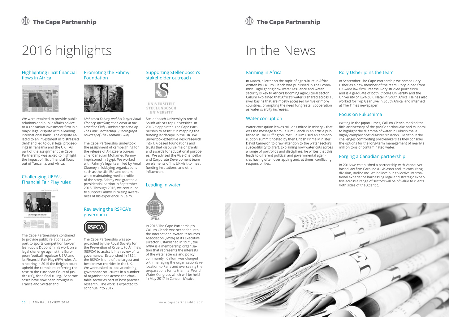 Brochure Design by  maria.design for The Cape Partnership | Design #13301946