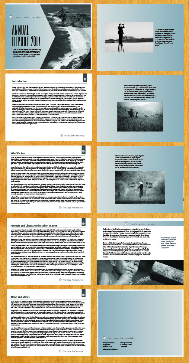Diseño de Brochure por Venus L. Penaflor para The Cape Partnership | Diseño #13042739