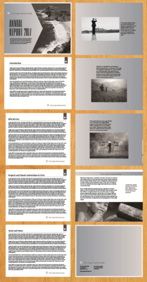 Brochure Design by Venus L. Penaflor for The Cape Partnership | Design #13042739