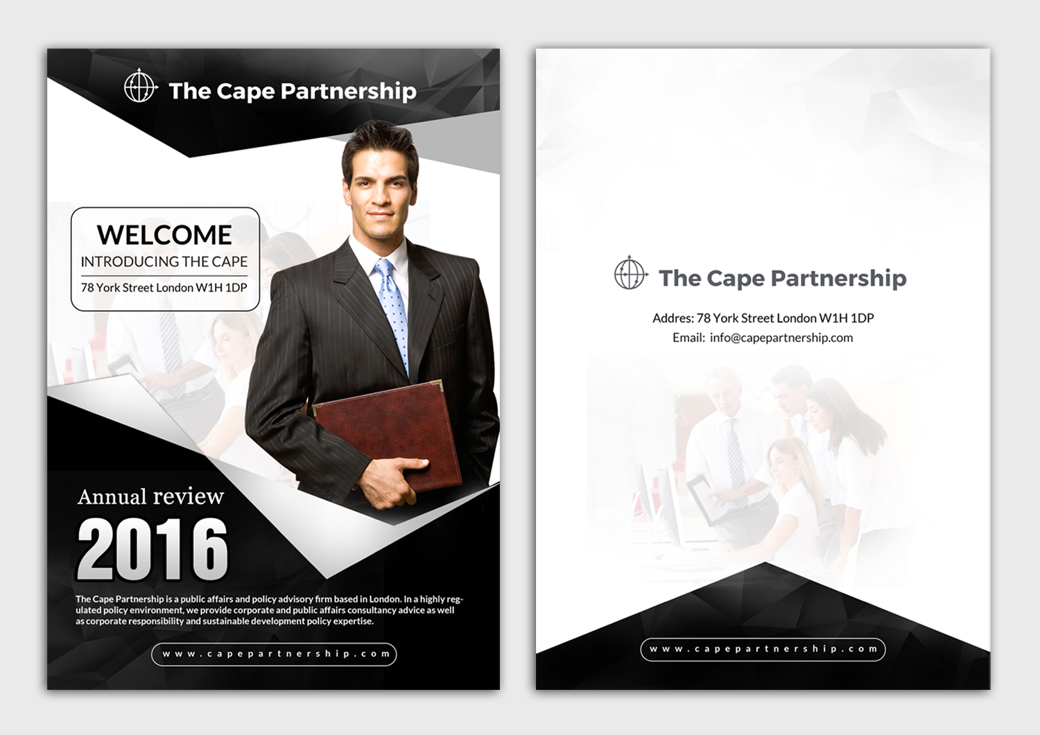 Brochure Design by debdesign for The Cape Partnership | Design #13056704