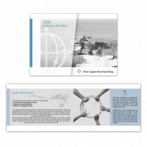 Brochure Design by clover.woods for The Cape Partnership | Design: #13052910