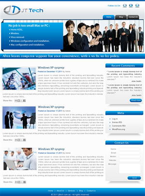 Design Wordpress par webxvision pour ce projet | Design : #534383