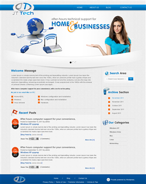Design Wordpress par webxvision pour ce projet | Design : #535668