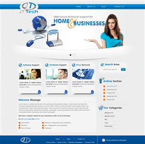Design Wordpress par webxvision pour ce projet | Design : #549033