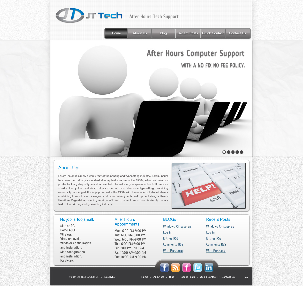 Wordpress Design by pb for this project | Design #538569