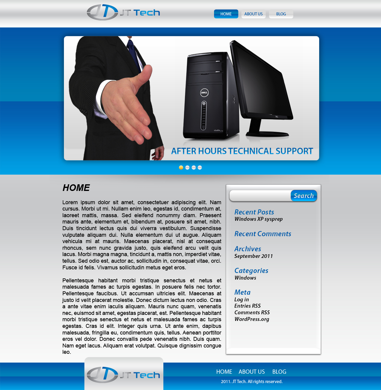 WordPress-Design von faisal_creative für dieses Projekt | Design #532453