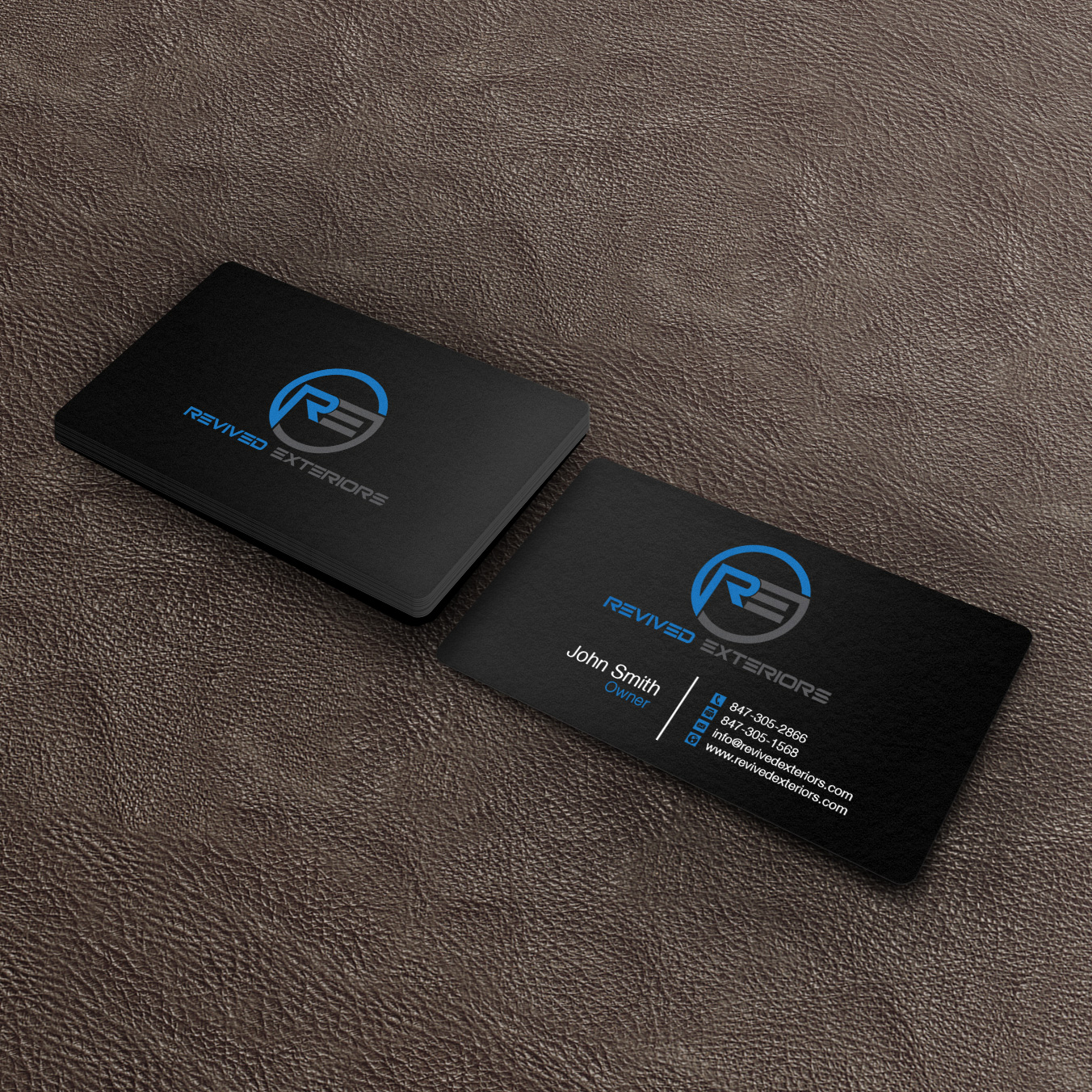 Design de Carte de Visite par Pixi Dust pour Revived Exteriors, Inc. | Design #13040143