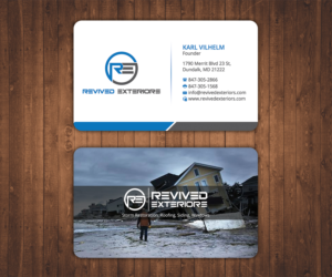 Visitenkarten-Design von Stylez Designz für Revived Exteriors, Inc. | Design: #13132107
