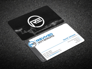 Business Card Design by Verified artistry (Design garden) for Revived Exteriors, Inc. | Design: #13084278