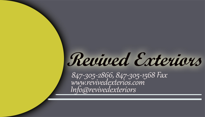 Business Card Design by samsawant4 for Revived Exteriors, Inc. | Design #13120794