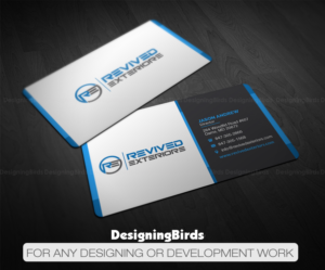 Design de Carte de Visite par Designing Birds pour Revived Exteriors, Inc. | Design : #13038461