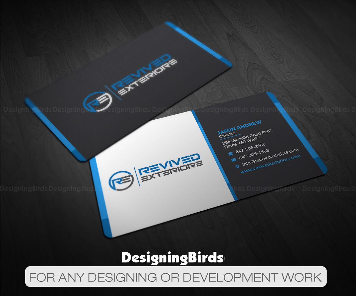 Design de Carte de Visite par Designing Birds pour Revived Exteriors, Inc. | Design #13038462