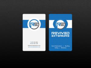 Business Card Design by Creations Box 2015 for Revived Exteriors, Inc. | Design: #13042066