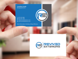 Design de Carte de Visite par Creations Box 2015 pour Revived Exteriors, Inc. | Design : #13068865