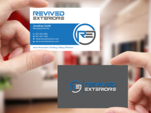 Design de Carte de Visite par Creations Box 2015 pour Revived Exteriors, Inc. | Design : #13068866