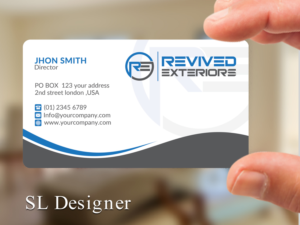 Business Card Design by SL Designer for Revived Exteriors, Inc. | Design: #13032000
