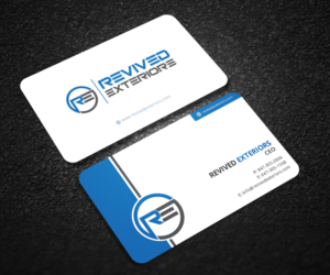 Design de Carte de Visite par Graphic Flame pour Revived Exteriors, Inc. | Design : #13037811