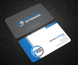 Design de Carte de Visite par Graphic Flame pour Revived Exteriors, Inc. | Design : #13037813