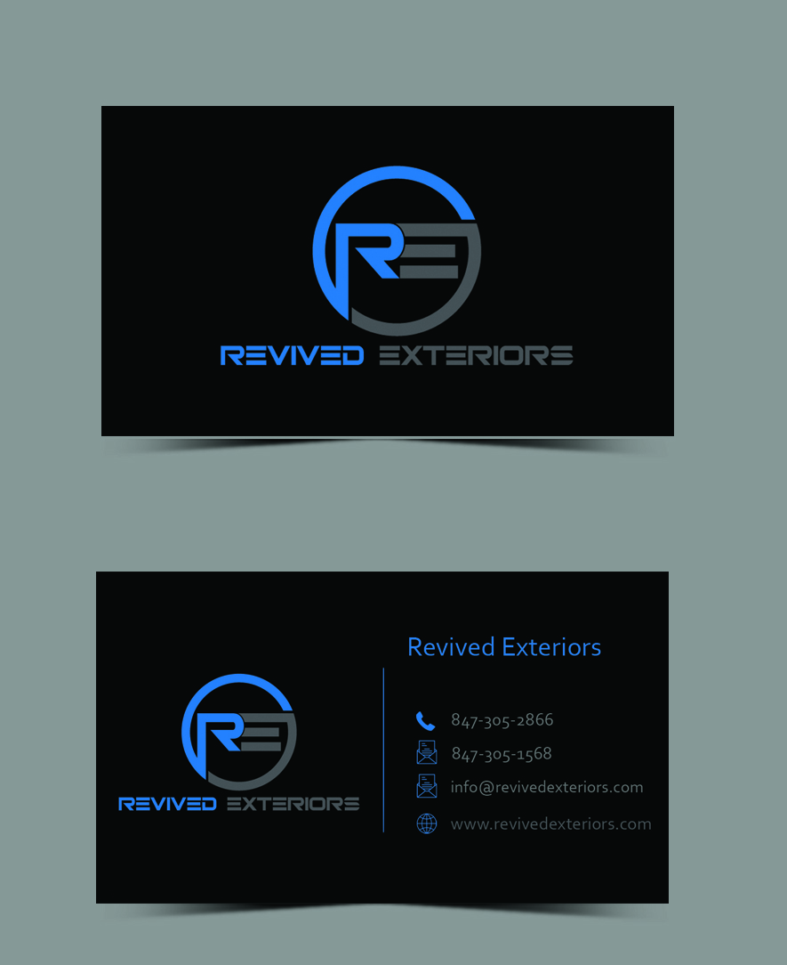 Design de Carte de Visite par Galpa_Design pour Revived Exteriors, Inc. | Design #13127174