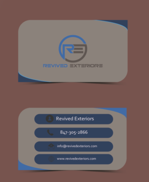 Business Card Design by Galpa_Design for Revived Exteriors, Inc. | Design: #13131182