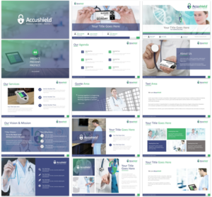 Design de PowerPoint par Imazing pour accushield | Design : #13074292