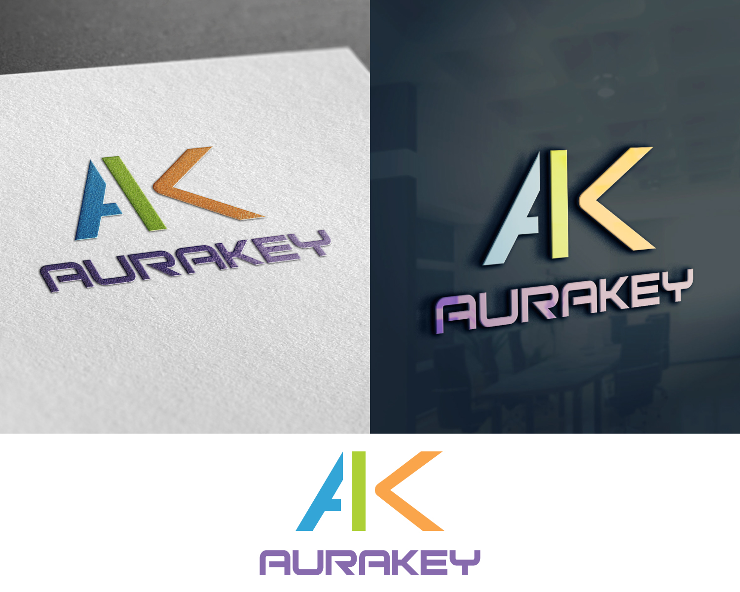 Logo Design by MAWBM for AuraKey | Design #13122450