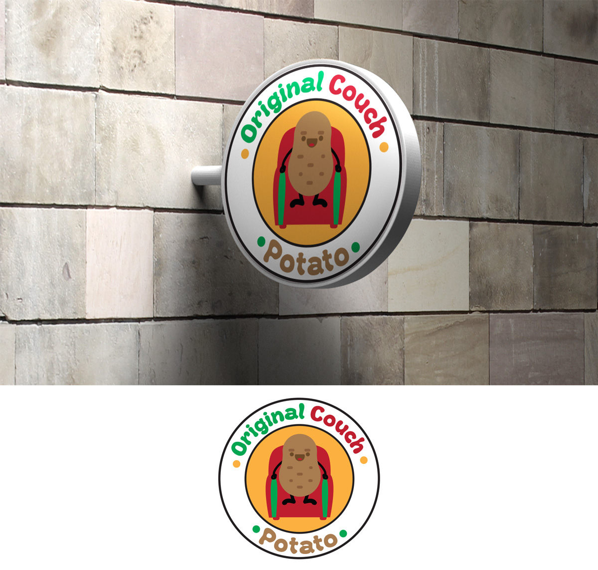 Logo Design by Impressive Solutions for Original Couch Potato | Design #13246997
