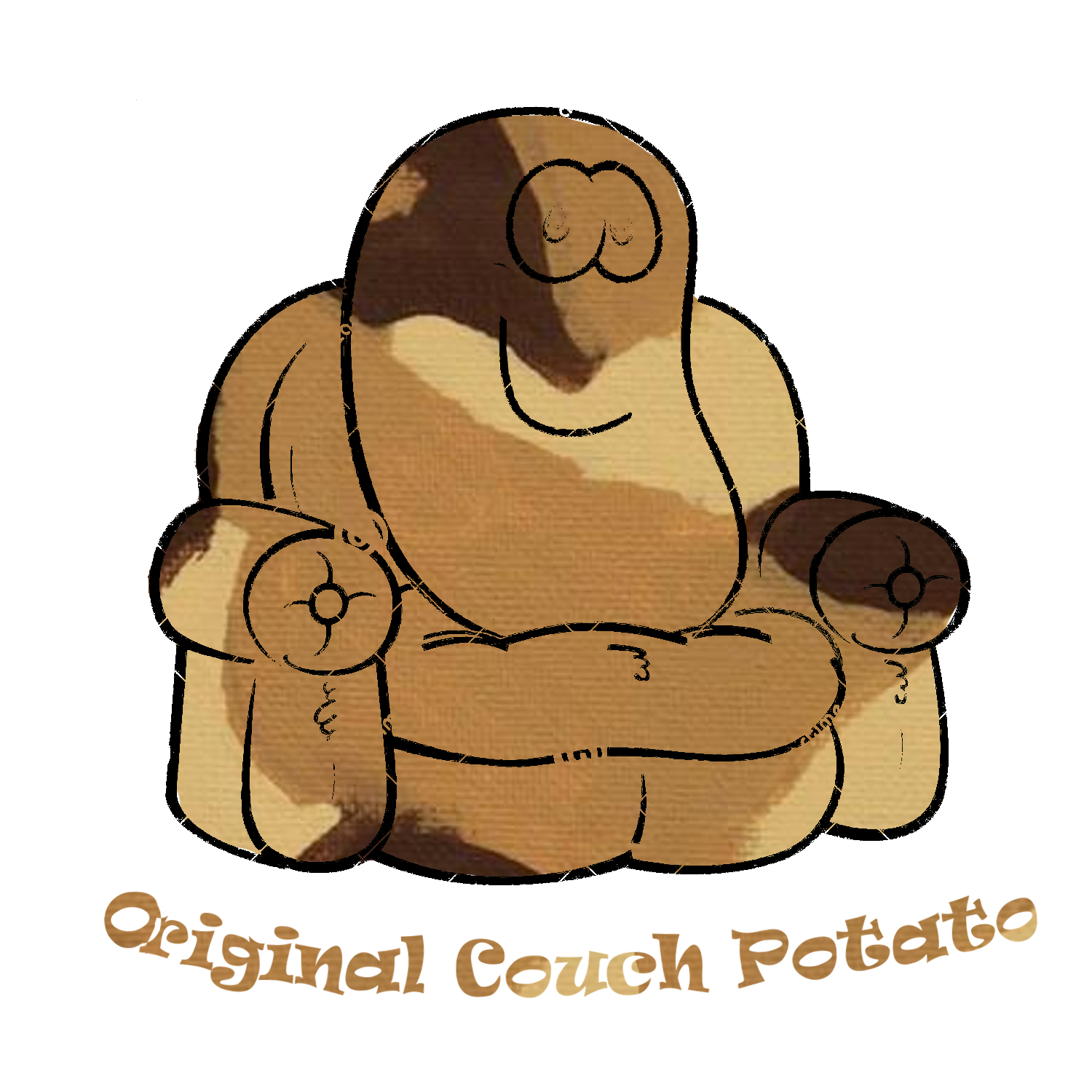 Bold Modern Logo Design For Original Couch Potato By Topnot