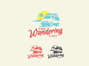 The Wandering Van | Logo Design by Mandy Illustrator