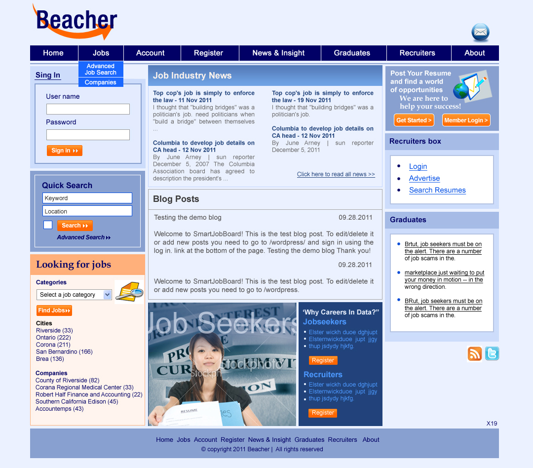 Web-Design von pb für dieses Projekt | Design #550718