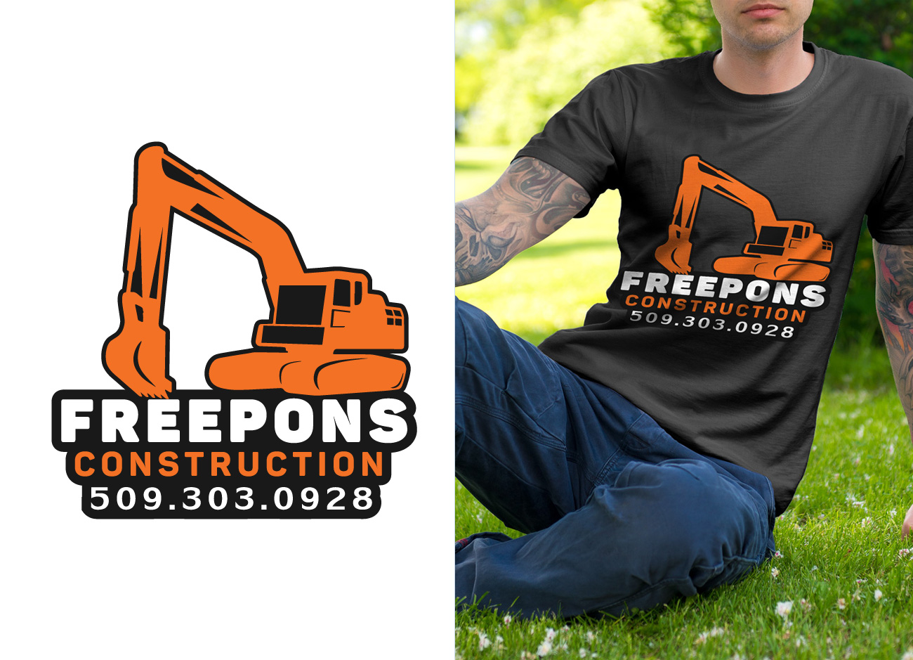 Logo Design by Impressive Solutions for Freepons construction  | Design #13062741