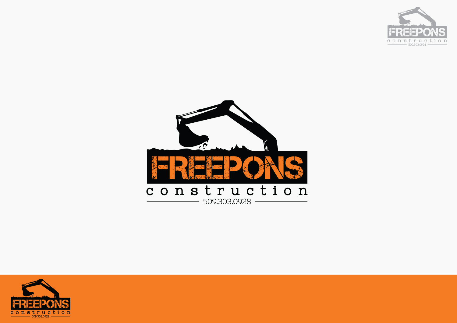 Logo Design by dm.design for Freepons construction  | Design: #13086968