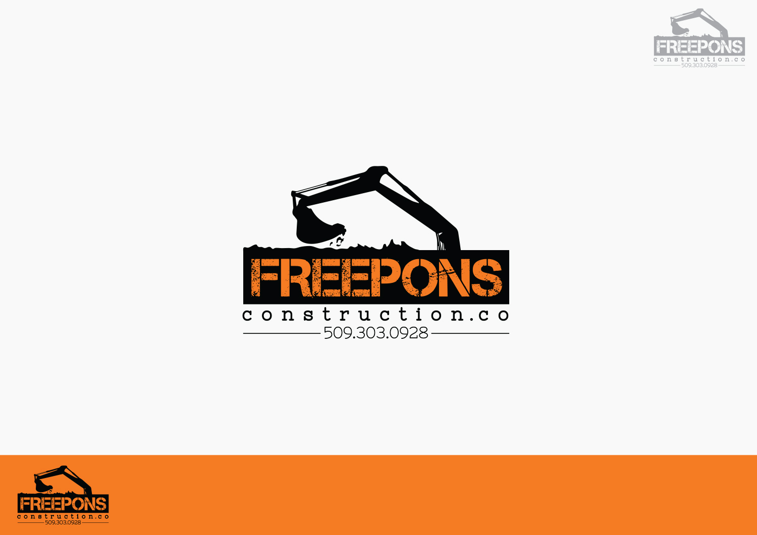 Logo Design by dm.design for Freepons construction  | Design #13778535