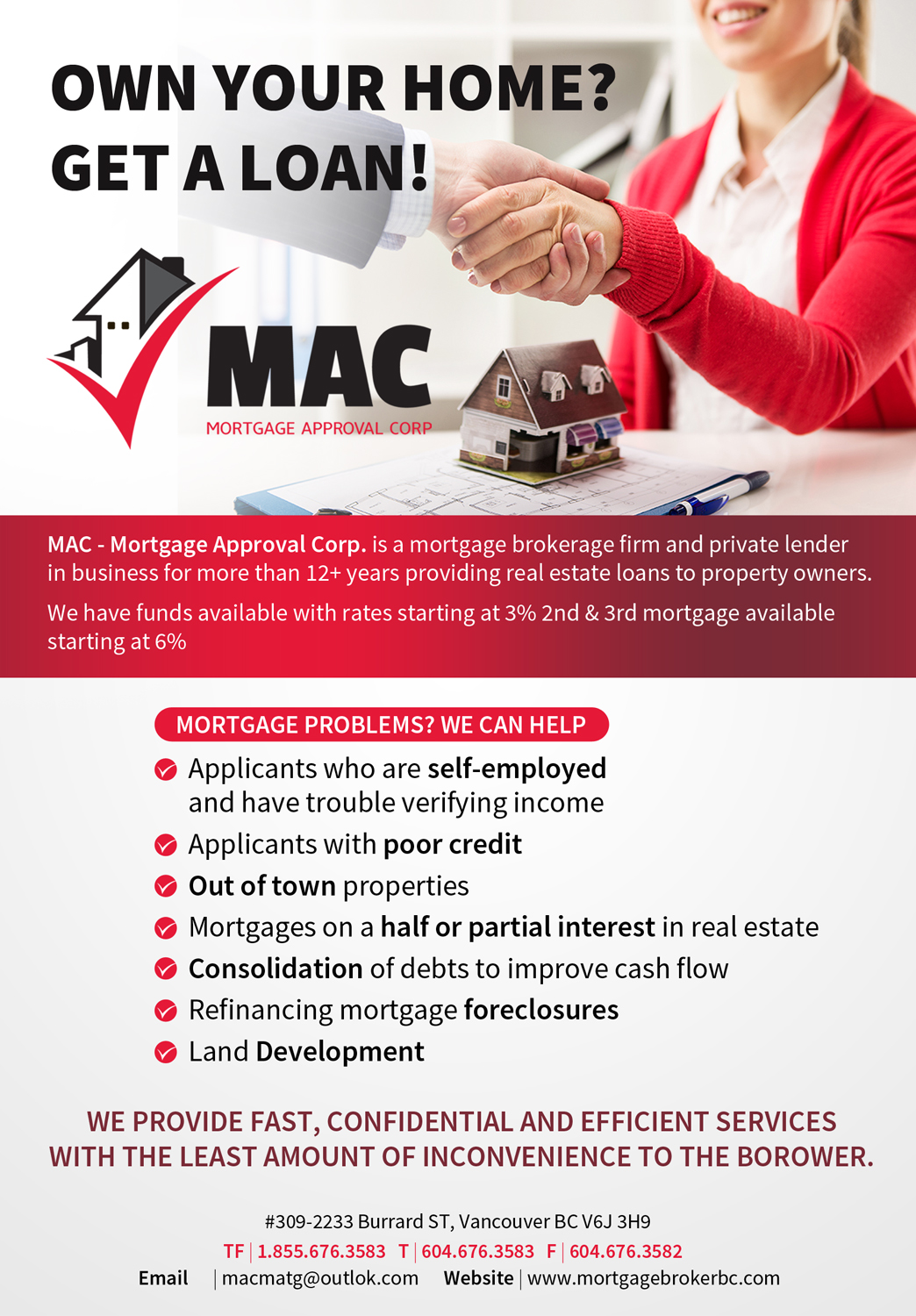 Bold, Modern, Mortgage Flyer Design for IMSEO by Gfx.26