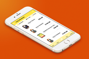 Need a FLAT UI design for mobile campus Marketplace APP  | Diseño de aplicación (App) por AppGeek