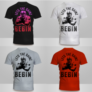 Bane Gyms Tee Shirt with Badass image of Bane in Vest and bold text at the bottom 