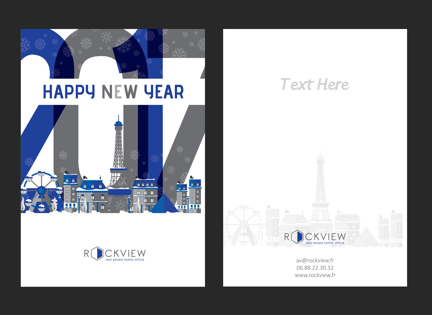 Design de Carte de Voeux par zeek_zk pour ROCKVIEW | Design #13138136