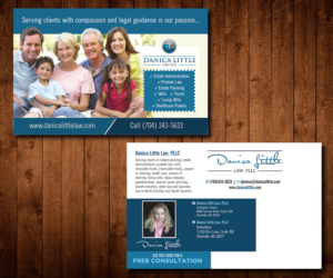 Diseño de Postal por Designers Hub para Danica Little Law, PLLC | Diseño: #13089449