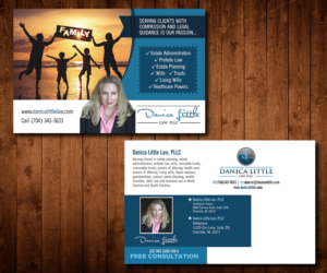 Diseño de Postal por Designers Hub para Danica Little Law, PLLC | Diseño: #13100167