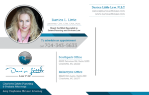 Diseño de Postal por Akshar Shailesh para Danica Little Law, PLLC | Diseño: #13192983