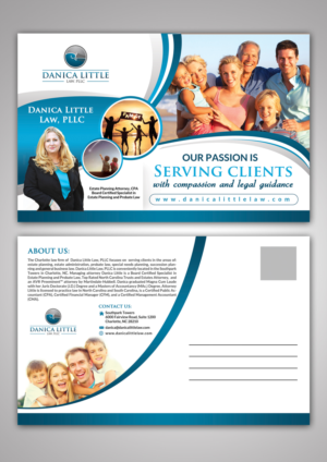 Diseño de Postal por debdesign para Danica Little Law, PLLC | Diseño: #13074083