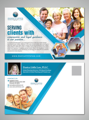 Diseño de Postal por debdesign para Danica Little Law, PLLC | Diseño: #13084654