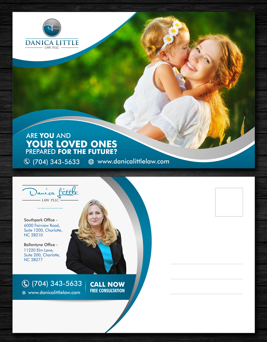 Diseño de Postal por ESolz Technologies para Danica Little Law, PLLC | Diseño: #13125283