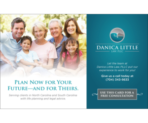 Diseño de Postal por micheleshubert para Danica Little Law, PLLC | Diseño: #13155226