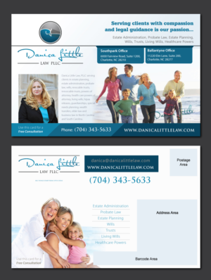 Diseño de Postal por meet007 para Danica Little Law, PLLC | Diseño: #13074735