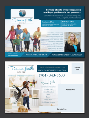 Diseño de Postal por meet007 para Danica Little Law, PLLC | Diseño: #13083827