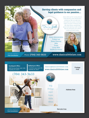 Diseño de Postal por meet007 para Danica Little Law, PLLC | Diseño: #13085456