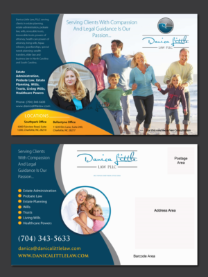 Diseño de Postal por meet007 para Danica Little Law, PLLC | Diseño: #13127198
