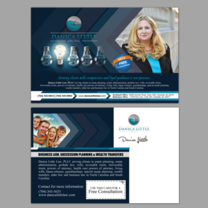 Postcard Design by NatPearlDesigns for Danica Little Law, PLLC | Design: #13130146
