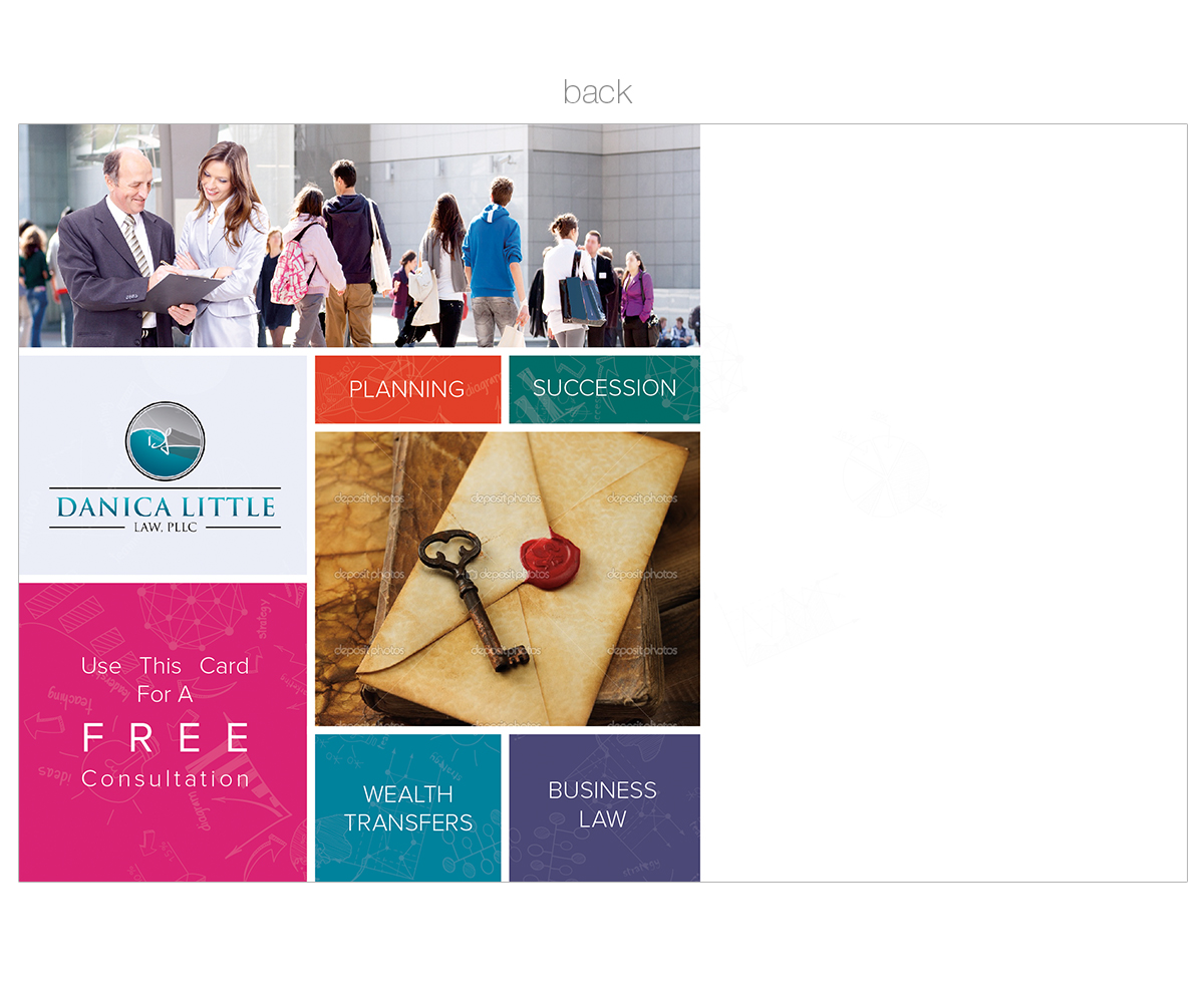 Postkarten-Design von Luna Art für Danica Little Law, PLLC | Design #13122605
